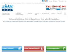 Tablet Screenshot of londoncool.com